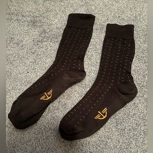 Classic Black Soft Dress Socks
